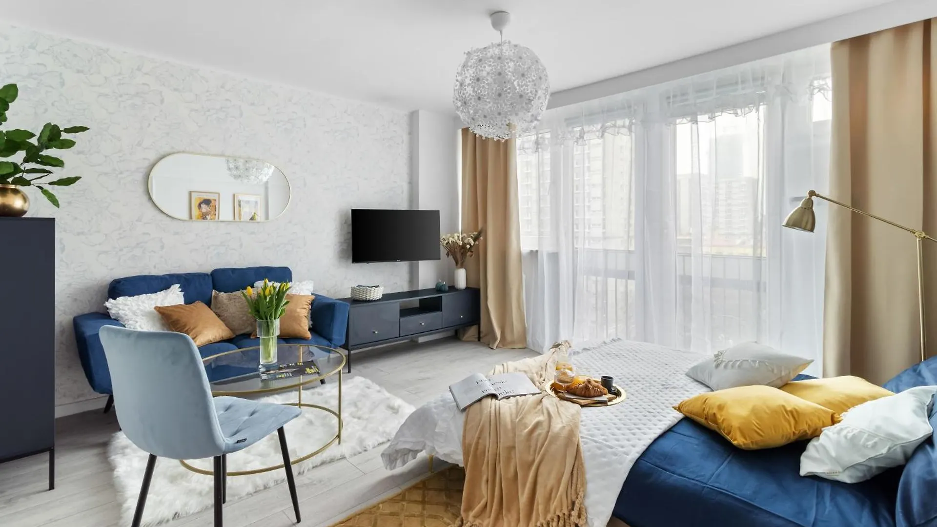 Apartment Elegant Studio For Two In The City Centre Metro Rondo Onz Warsaw