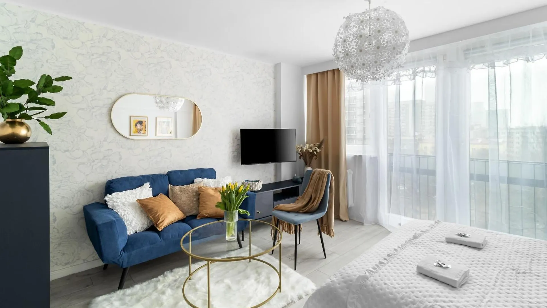 Elegant Studio For Two In The City Centre Metro Rondo Onz Warsaw 0*,